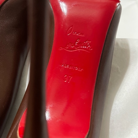 Christian Louboutin so kate stilletos 100mm, Nappa black Leather EU37 - Picture 9 of 14